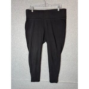 LIVI Active Leggings‎ Womens 18/20 High Waist Stretch Athleisure Comfort Black